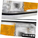 サイドマーカー 新しいペアセット信号サイドマーカーライトランプレンズ収納95-97リンカーンタウンカー New Pair Set Signal Side Mar...