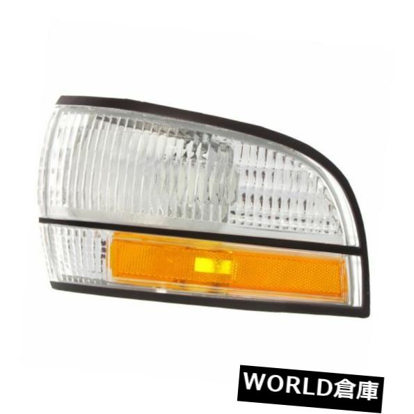 サイドマーカー Park Avenue 91-96用、フロント、運転席側サイドマーカー、透明レンズおよび琥珀色レン..