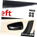 インテリアパネルBMW E90 3シリーズ5141 7230 849のための黒い左内部ドアハンドルパネルカバー Black Left Interior Door Handle Panel Cover for BMW E90 3 Series 5141 7230 849(2)