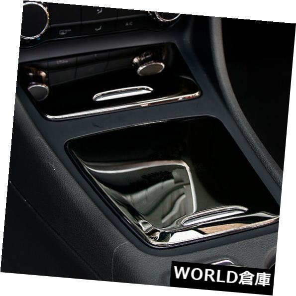 インテリアパネルメルセデスベンツCLA GLA用インテリア灰皿収納ボックスパネルデカールカバートリム Interior Ashtray Storage Box Panel Decal Cover Trim For Mercedes Benz CLA GLA