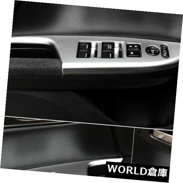 インテリアパネルホンダアコード9th 2014 2015年4 *クロームインテリアウィンドウスイッチパネルカバートリム 4* Chrome Interior window switch panel cover Tirm for Honda Accord 9th 2014 2015