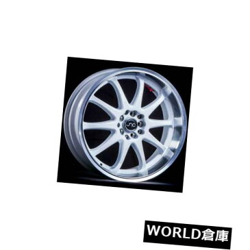 海外輸入ホイール 18x8 JNC 019 JNC019 5x100 / 5x120 27ホワイトマシンリップホイールリムセット（4） 18x8 JNC 019 JNC019 5x100/5x120 27 White Machine Lip Wheel Rims set(4)