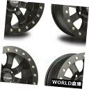 海外輸入ホイール 14x8 / 14x10 Raceline A71B Mamba Beadlock 4x110 0/0ブラックアウトホイールリムセット(4) 14x8/14x10 Raceline A71B Mamba Beadlock 4x110 0/0 Blackout Wheels Rims Set(4)