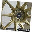 COAzC[ 18x8.75 XXR 527 5x100 / 5x114.3 35S[hzC[Zbgi4j 18x8.75 XXR 527 5x100/5x114.3 35 Gold Wheels Rims Set(4)