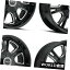 ͢ۥ 20x9 Vision 3992 Storm 8x180 0ޥåȥ֥åߥɥݡۥॻåȡ4 20x9 Vision 3992 Storm 8x180 0 Matte Black Milled Spoke Wheels Rims Set(4)