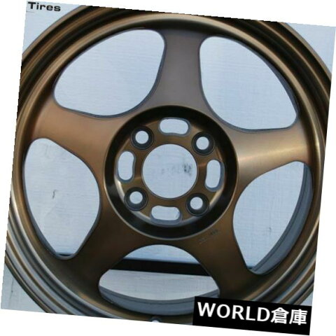 海外輸入ホイール 16x7 Rota Slipstream 4x100 40フルロイヤルスポーツブロンズホイールリムセット（4） 16x7 Rota Slipstream 4x100 40 Full Royal Sport Bronze Wheels Rims Set(4)