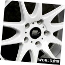 海外輸入ホイール 17x9 MST MT30 5x114.3 30ホワイトホイールリムセット(4) 17x9 MST MT30 5x114.3 30 White...