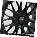 海外輸入ホイール 17x7 XXR 521 4x100 / 4x114.3 38フラットブラックホイールリムセット(4) 17x7 XXR 521 4x100/...