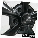 海外輸入ホイール 17x8リドラー695 5x5 / 5x127 0マットブラックマシンドリップホイールリムセット(4) 17x8 Ridler 695 5x5...