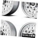 海外輸入ホイール 16x8 American Racing AR62アウトロー8x6.5 / 8x165.1 0マシンホイールリムセット(4) 16x8 Ame...