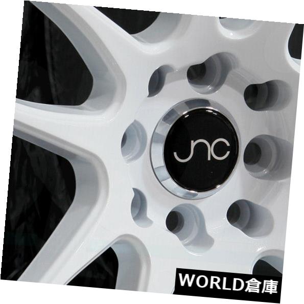 海外輸入ホイール 16x8.25 JNC 030 JNC030 4x100 / 4x114.3 25 White Wheel New set（4） 16x8.25 JNC 030 JNC030 4x100/4x114.3 25 White Wheel New set(4)