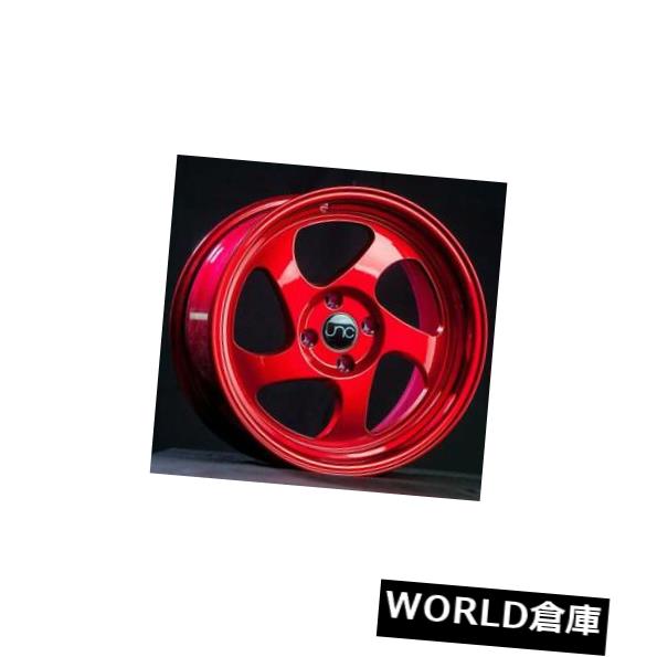 ͢ۥ 15x8.25 JNC 034 JNC034 4x100 20ǥåɥۥNew set4 15x8.25 JNC 034 JNC034 4x100 20 Candy Red Wheel New set(4)