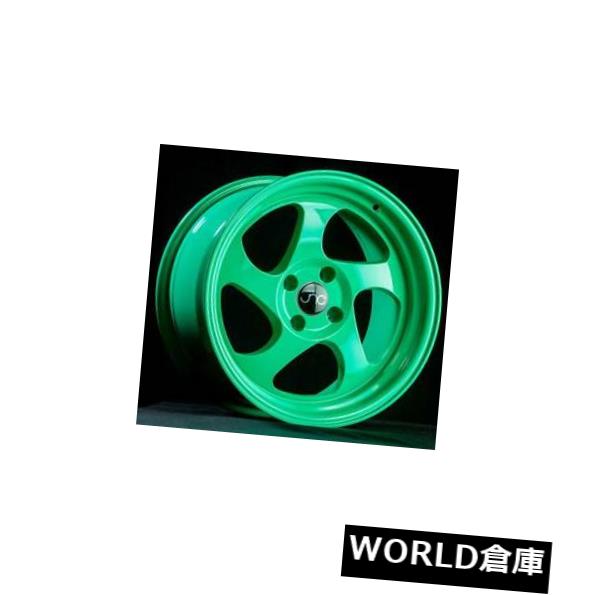 ͢ۥ 15x8.25 JNC 034 JNC034 4x100 20 Wasabi Green Wheelåȡ4 15x8.25 JNC 034 JNC034 4x100 20 Wasabi Green Wheel New set(4)