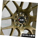 海外輸入ホイール 15x8.25 XXR 530 4x100 / 4x114.3 0ゴールドホイールリムセット(4) 15x8.25 XXR 530 4x100...