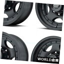 海外輸入ホイール 15x7 American Racing AR23 5x114.3 / 5x4.5 -6サテンブラックホイールリムセット(4) 15x7 Am...