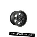 海外輸入ホイール 4個の18x9燃料D618 Podium ET -12ブラック6x139.7ホイールリムのセット Set of 4 18x9 Fuel D61...