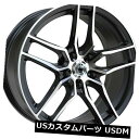 海外輸入ホイール 17x8 Konig Intention 5x100 +45 Gloss Blak Wheels（4個セット） 17x8 Konig Intention 5x100 +45 Gloss Blak Wheels (Set of 4)