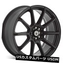 海外輸入ホイール 16x7 KONIG CONTROL 4X100 / 108 +40マットブラックホイール(4個セット) 16x7 KONIG CONTROL 4X100/108 +40 MATTE BLACK Wheels (Set of 4)