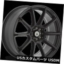 海外輸入ホイール 15x6.5 KONIG CONTROL 4X100 / 108 +40マットブラックホイール(4個セット) 15x6.5 KONIG CONTROL 4X100/108 +40 MATTE BLACK Wheels (Set of 4)