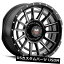 ͢ۥ 16x8 Mamba M22 6x114.3 ET6ޥåȥ֥åۥ4ĥåȡ 16x8 Mamba M22 6x114.3 ET6 Matte Black Wheels (Set of 4)