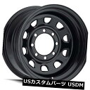 海外輸入ホイール 17X9 Vision 84 Vision 6x139.7 ET-12ブラックホイール(4個セット) 17X9 Vision 84 Vision 6x139.7 ET-12 Black Wheels (Set of 4)(2)
