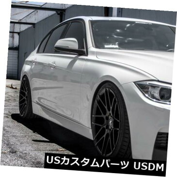 海外輸入ホイール Ground Force GF7 18x8 / 18x9 5x100ブラックホイール（4個セット） Ground Force GF7 18x8/18x9 5x100 Black Wheels (set of 4)