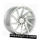 海外輸入ホイール 18x9.5 F1R F29 5x112 / 114.3 +40マシンシルバーホイール（4個セット） 18x9.5 F1R F29 5x112/114.3 +40 Machine Silver Wheels (Set of 4)