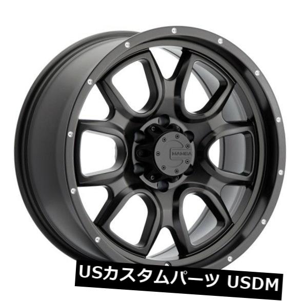 海外輸入ホイール 18x9 Mamba M19 6x135 ET20マットブラックドリル穴ホイール付き（4個セット） 18x9 M..
