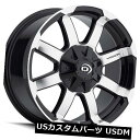 海外輸入ホイール 16X8 Vision 413 Valor 8x165.1 ET0グロスブラック機械加工フェイスホイール(4個セット) 16X8 Vision 413 Valor 8x165.1 ET0 Gloss Black Machined Face Wheels (Set of 4)(2)