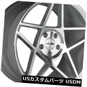 海外輸入ホイール 19x8.5ウィスラーKR5 5x114.3 +30機械加工シルバーホイール（4個セット） 19x8.5 Whistler KR5 5x114.3 +30 Machined Silver Wheels (Set of 4)