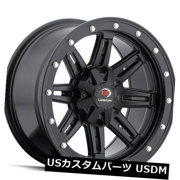 ͢ۥ 12X8 Vision 550 Five Fifty 4x110 ET-10.2 Matte Black Wheels4ĥåȡ 12X8 Vision 550 Five Fifty 4x110 ET-10.2 Matte Black Wheels (Set of 4)