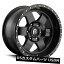 ͢ۥ 18x9ե塼D618 8x6.5 ET01ޥåȥ֥å4ĥåȡ 18x9 FUEL D618 8x6.5 ET01 Matte Black Rims (Set of 4)