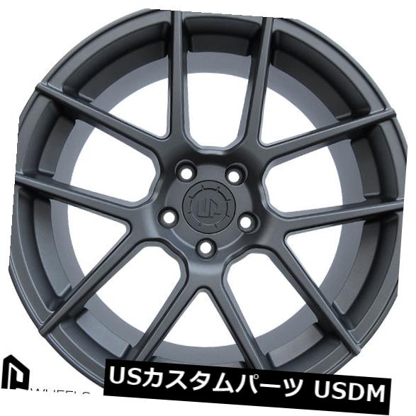 ͢ۥ UP520 19x8.5 5x114.3ޥåȥ᥿ET35ۥ4ĥåȡ UP520 19x8.5 5x114.3 Matte Gunmetal ET35 Wheels(set of 4)