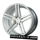 海外輸入ホイール 20x11 Verde Parallax 5x120 +40マットシルバー/マシン dホイール(4個セット) 20x11 Verde Para...