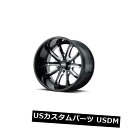海外輸入ホイール 18x9 MOTO METAL DAGGER 8x165.1 ET0ブラックミルドホイール(4個セット) 18x9 MOTO METAL DA...