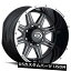 ͢ۥ 20X9 Vision 421 Cannibal 5x139.7 ET12֥åۥ4ĥåȡ 20X9 Vision 421 Cannibal 5x139.7 ET12 Gloss Black Wheels (Set of 4)