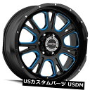 海外輸入ホイール 17X8.5 Vision 399 Fury 6x139.7 ET25ブラックマシニングホイール(4個セット) 17X8.5 Vision 3...
