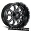 ͢ۥ 17x9ե塼D627 6x135 / 5.5 ET-12֥åۥ4ĥåȡ 17x9 FUEL D627 6x135/5.5 ET-12 Gloss Black Wheels (Set of 4)