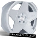 海外輸入ホイール 16X8 3SDM 0.05 4X100 25ホワイトホイール（4個セット） 16X8 3SDM 0.05 4X100 25 White Wheels (Set of 4)