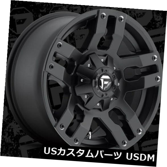 海外輸入ホイール フューエルポンプD515 18x9 6x135 / 6x5.5 ET1マットブラックホイールリム（4個セット） Fuel Pump D515 18x9 6x135/6x5.5 ET1 Matte Black Wheels Rims (Set of 4)