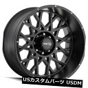 海外輸入ホイール 20X12 Vision 412 Rocker 5x127 ET-51サテンブラックホイール（4個セット） 20X12 Vision 412 Rocker 5x127 ET-51 Satin Black Wheels (Set of 4)