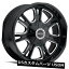 ͢ۥ 20X9 Vision 3992 Storm 8x180 ET0ޥåȥ֥åߥɥݡۥ4ĥåȡ 20X9 Vision 3992 Storm 8x180 ET0 Matte Black Milled Spoke Wheels (Set of 4)