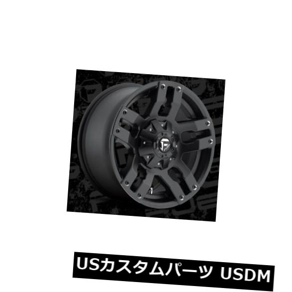 海外輸入ホイール 燃料ポンプD515 18x9 5x4.5 / 5x5 ET1マットブラックリム（4個セット） Fuel Pump D5..