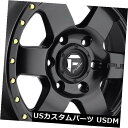 海外輸入ホイール 20x9マットブラックホイールフューエルポディウムD618 8x170 20（4個セット） 20x9 Matte Black Wheels Fuel Podium D618 8x170 20 (Set of 4)