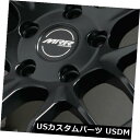 海外輸入ホイール 19x8.5 / 19x9.5マットブラックホイールMRR GT7 5x114.3 20/24（4個セット） 19x8.5/19x9.5 Matte Black Wheels MRR GT7 5x114.3 20/24 (Set of 4)