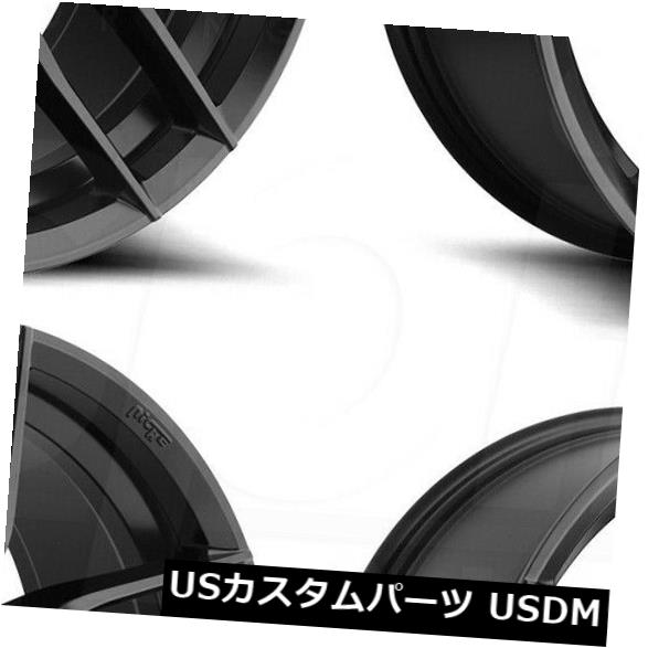 海外輸入ホイール 19x8.5マットブラックホイールNiche Vosso M203 5x120 35（4個セット） 19x8.5 Matte Black Wheels Niche Vosso M203 5x120 35 (Set of 4)