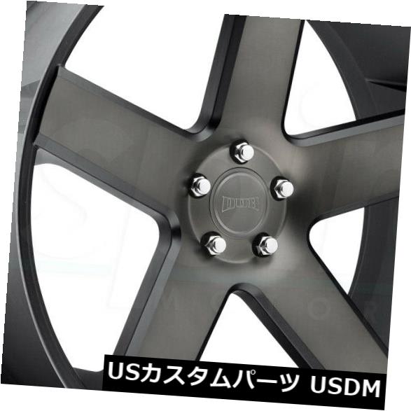 海外輸入ホイール 22x9.5ブラックマシニングホイールDUB Baller S116 5x150 32（4個セット） 22x9.5 Black Machined Wheels DUB Baller S116 5x150 32 (Set of 4)