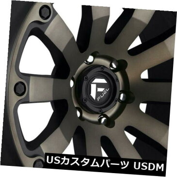 海外輸入ホイール 20x10ブラックティントホイールフューエルディーゼルD636 6x5.5 / 6x139.7 -18（4個セット） 20x10 Black Tint Wheels Fuel Diesel D636 6x5.5/6x139.7 -18 (Set of 4)