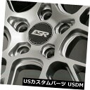 海外輸入ホイール 18x9.5ハイパーシルバーホイールESR CS11 5x114.3 35(4個セット) 18x9.5 Hyper Silver Wheels...