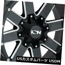 海外輸入ホイール 17x9グロスブラックミルドホイールイオン141 8x6.5 / 8x170 18(4個セット) 17x9 Gloss Black Mille...